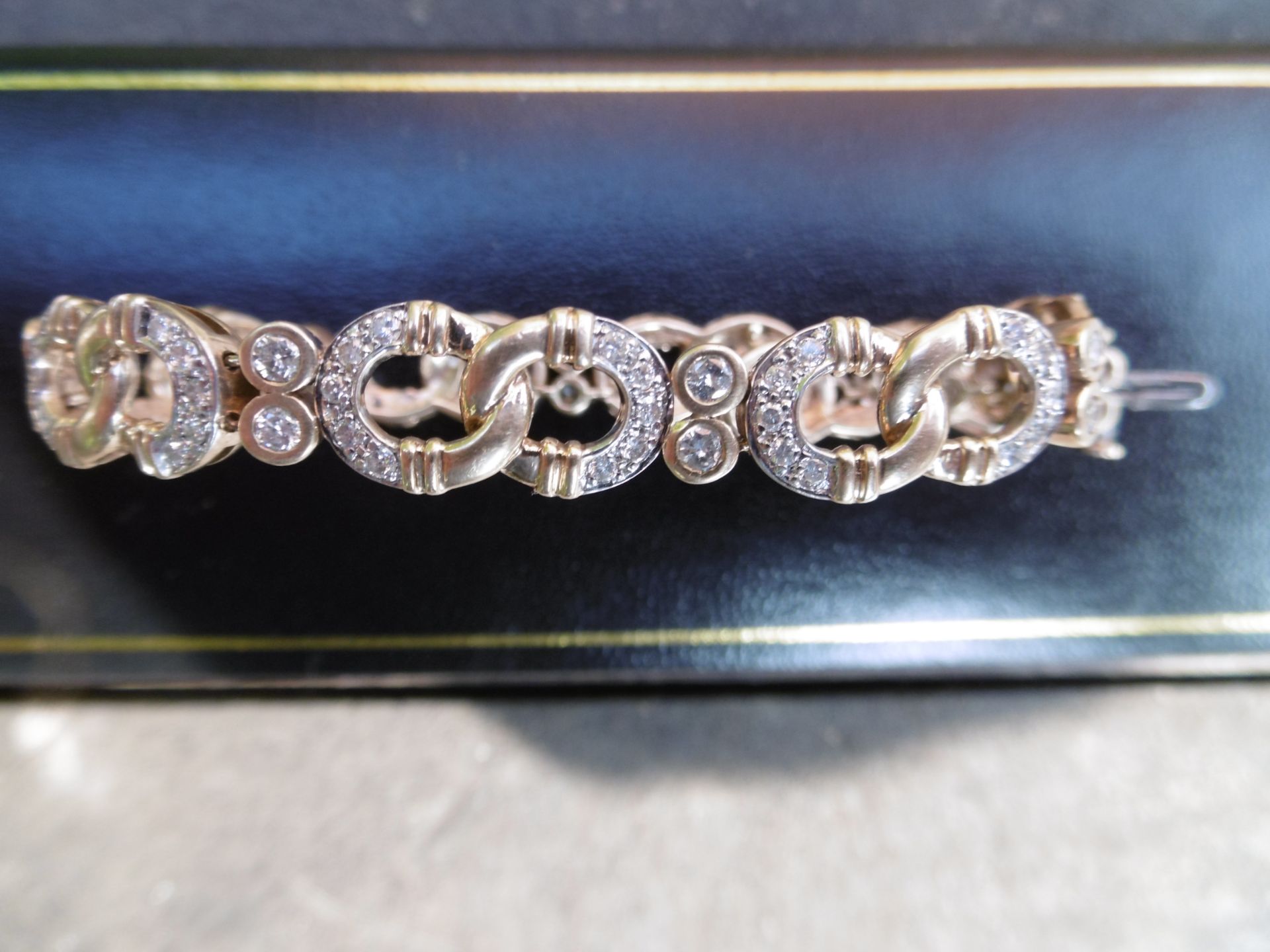 Chanel style Diamond set bracelet - Image 3 of 3