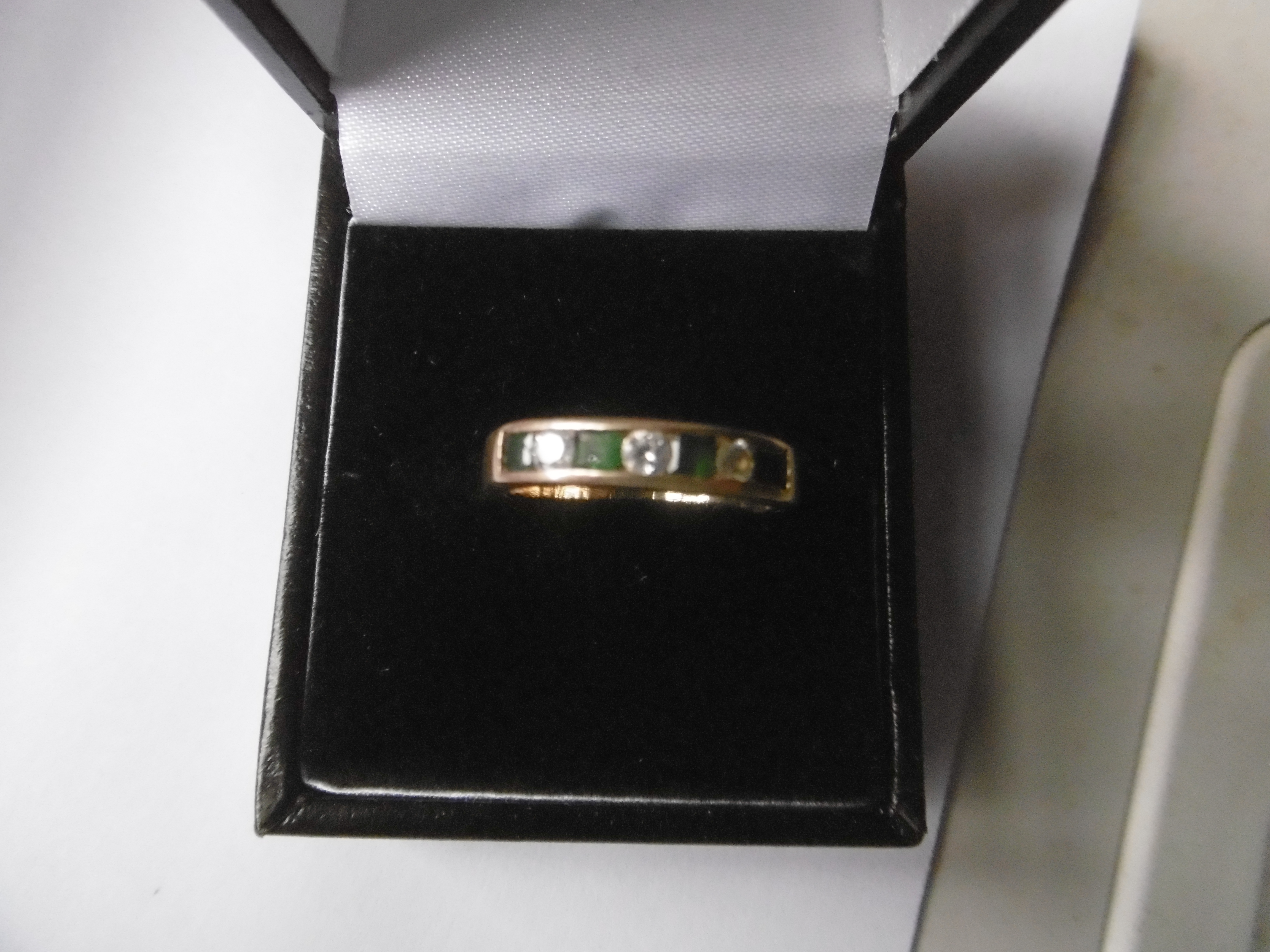 Emerald and Diamond ring