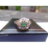 Diamond and Emerald ring