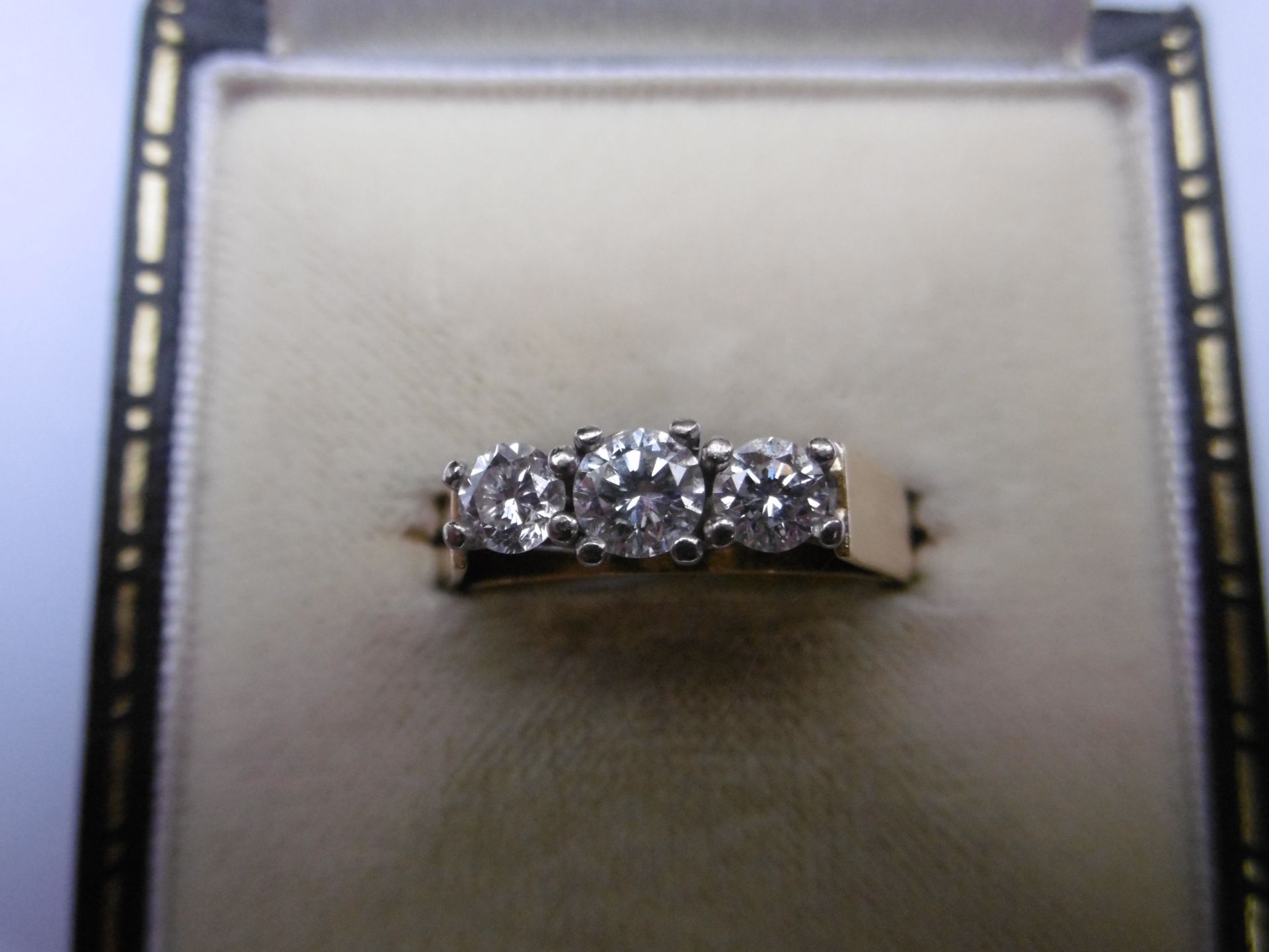 Beautifully designed 3 stone Diamond ring