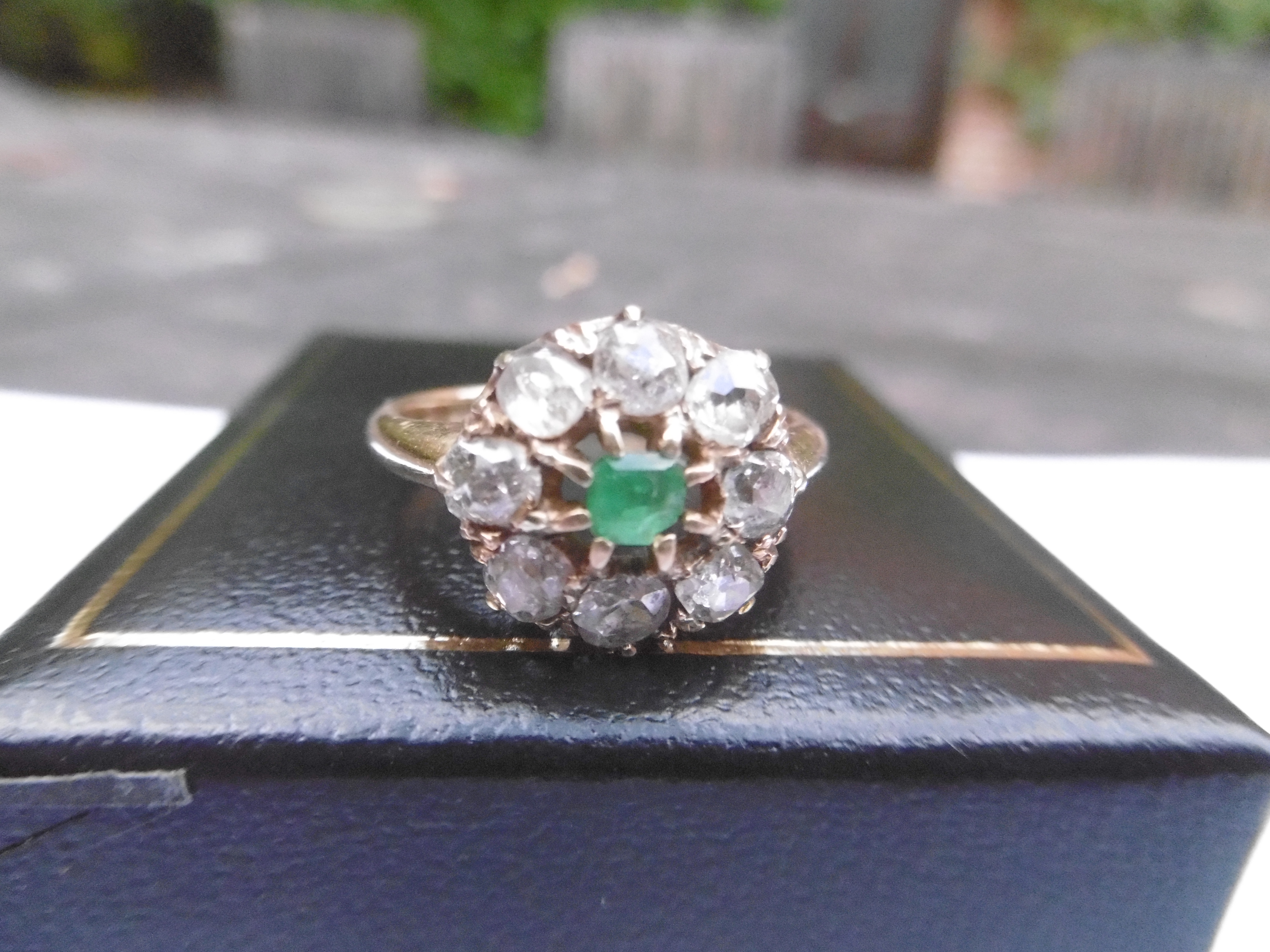 Diamond and Emerald ring - Bild 2 aus 2