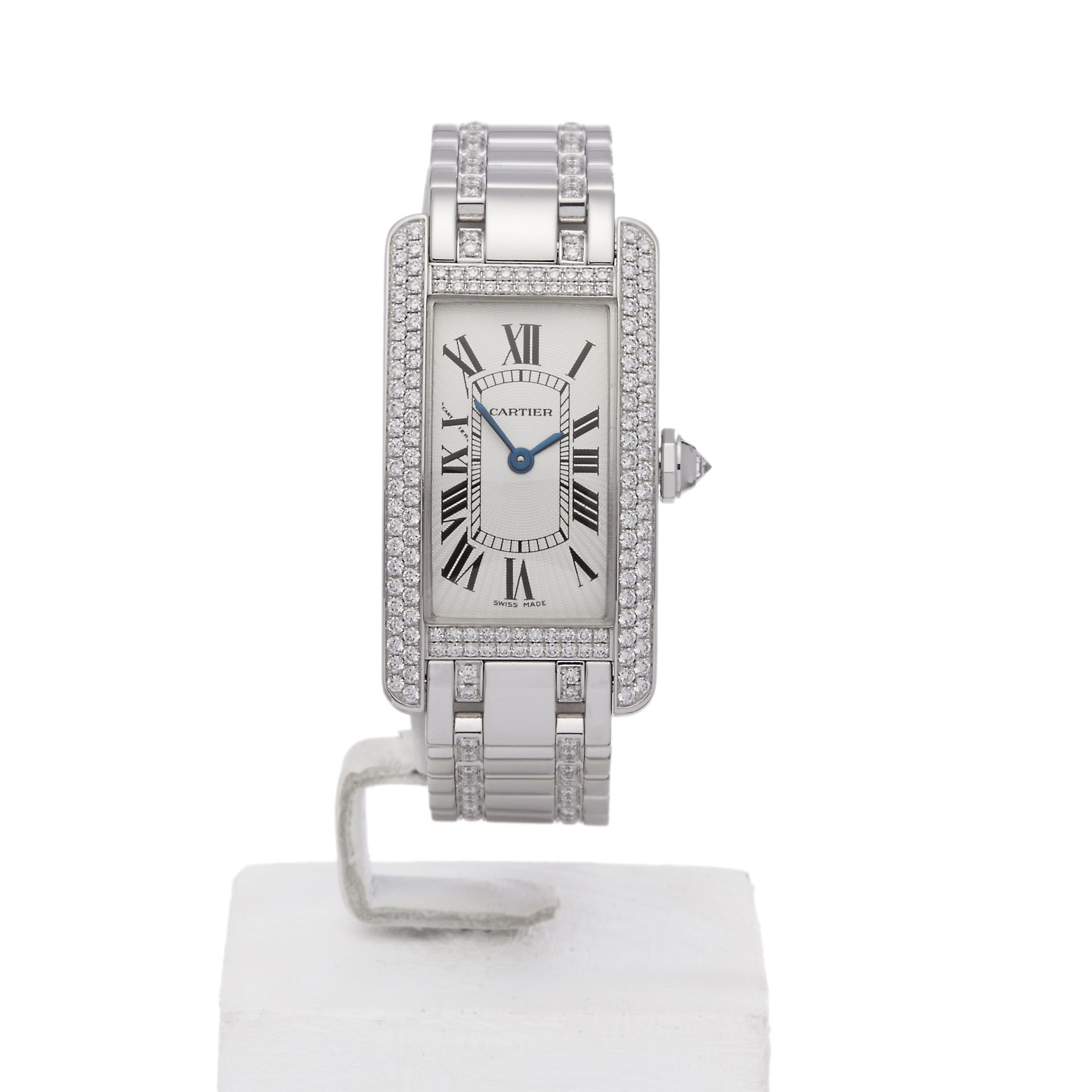 Cartier Tank Americaine 18k White Gold - 2489 - Image 2 of 8