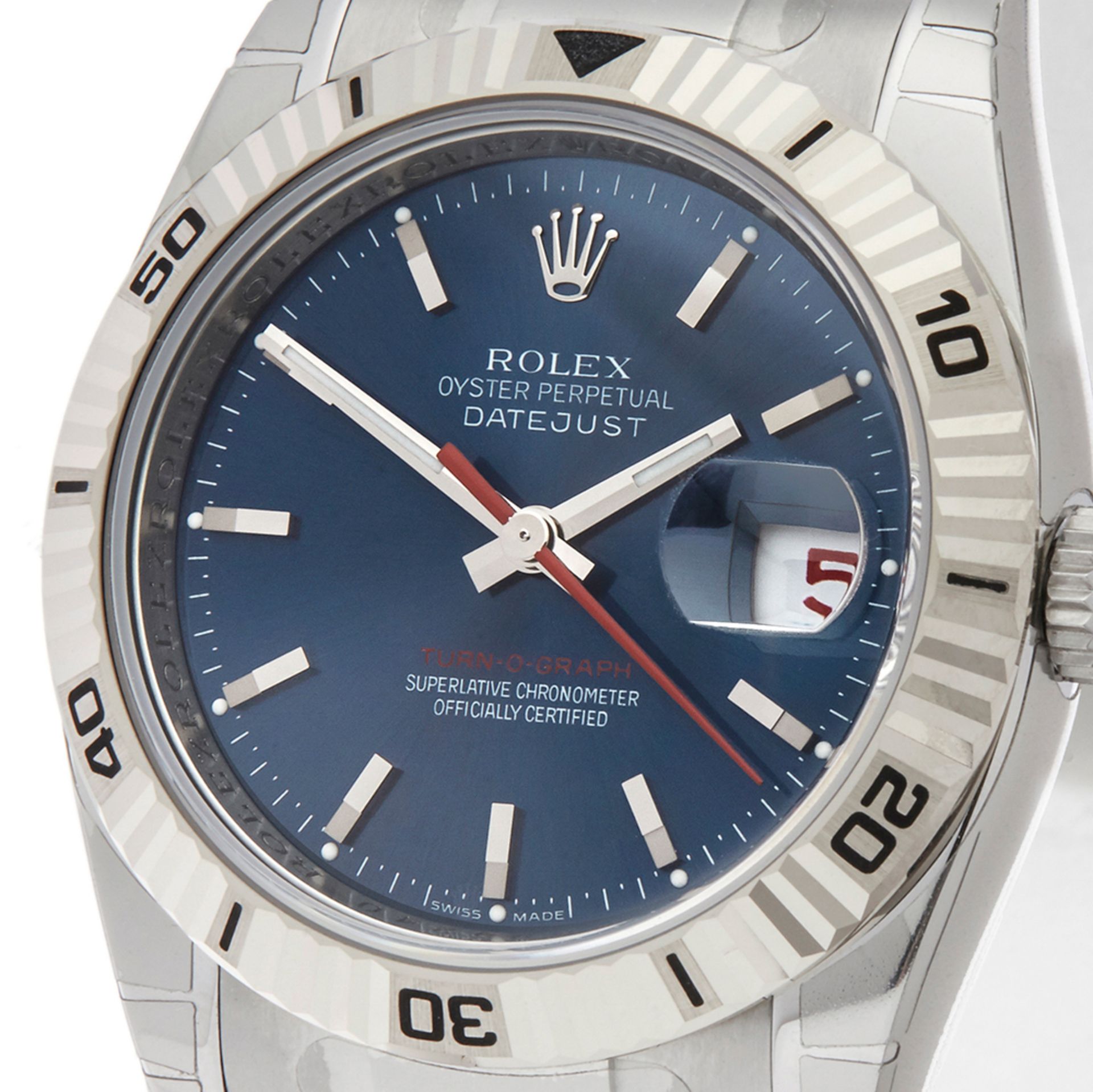 Rolex Datejust Turn-o-graph 36mm Stainless steel & 18k white gold - 116264 - Image 3 of 8