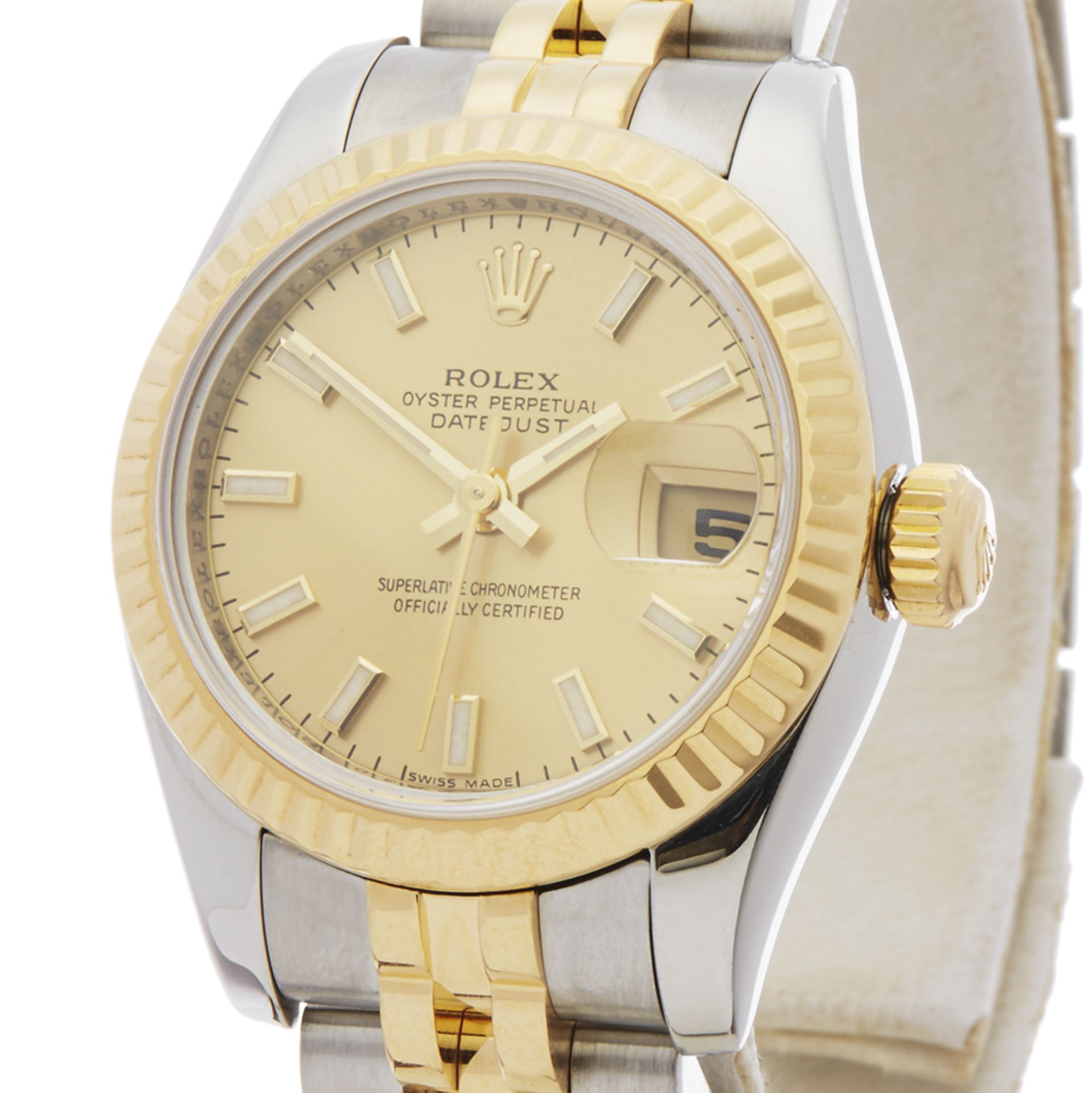 Rolex Datejust 28mm Stainless Steel & 18k Yellow Gold - 179173 - Image 3 of 7