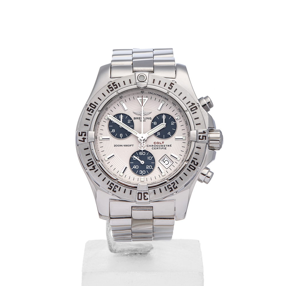 Breitling Colt 41mm Stainless Steel - A73380 - Image 2 of 7