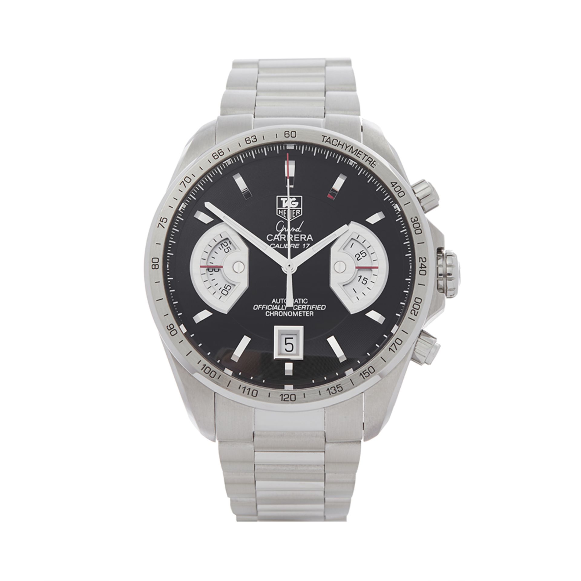 Tag Heuer Grand Carrera Chronograph 43mm Stainless Steel - CAV511A - Image 2 of 8