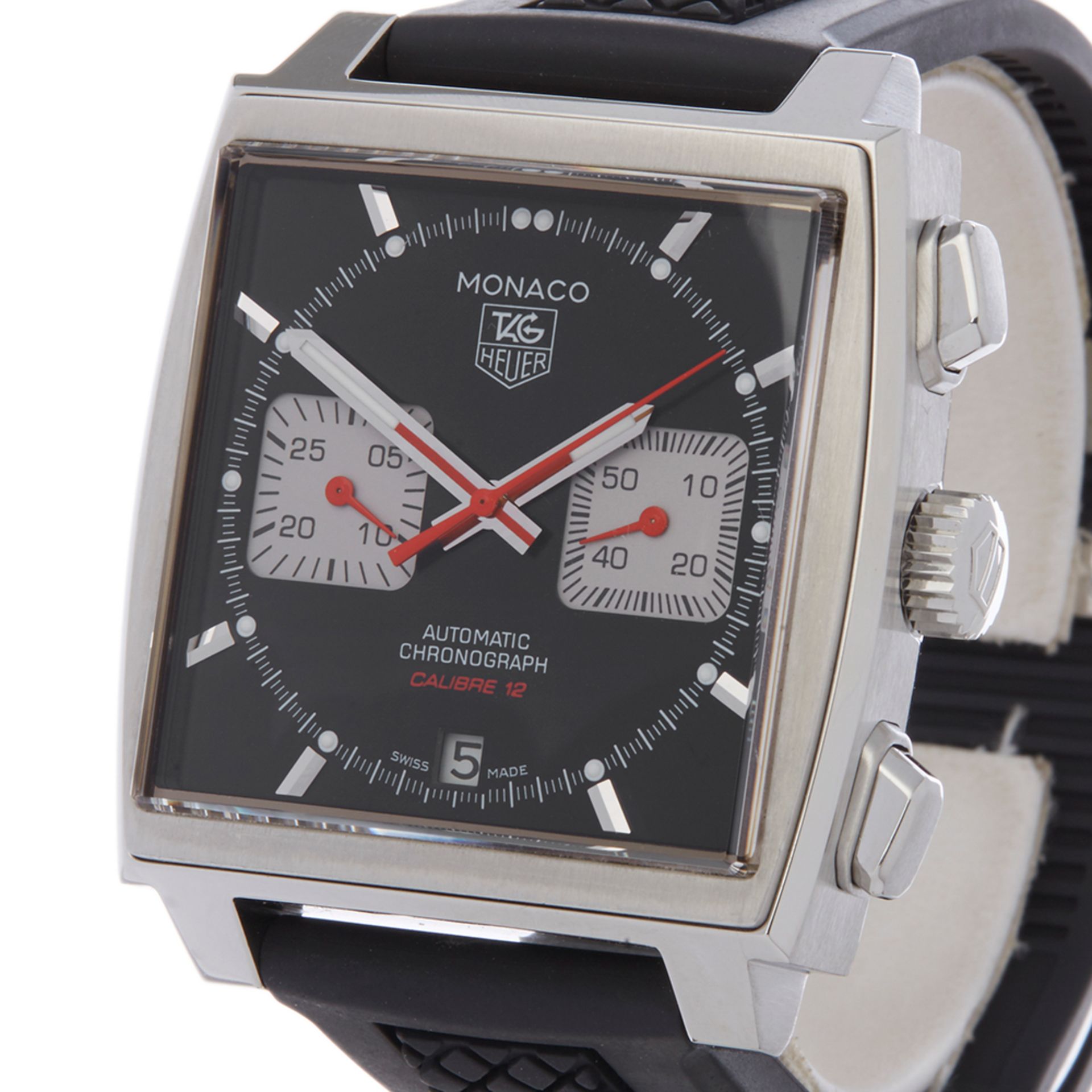 Tag Heuer Monaco Chronograph Stainless Steel - CAW2114 - Image 3 of 9
