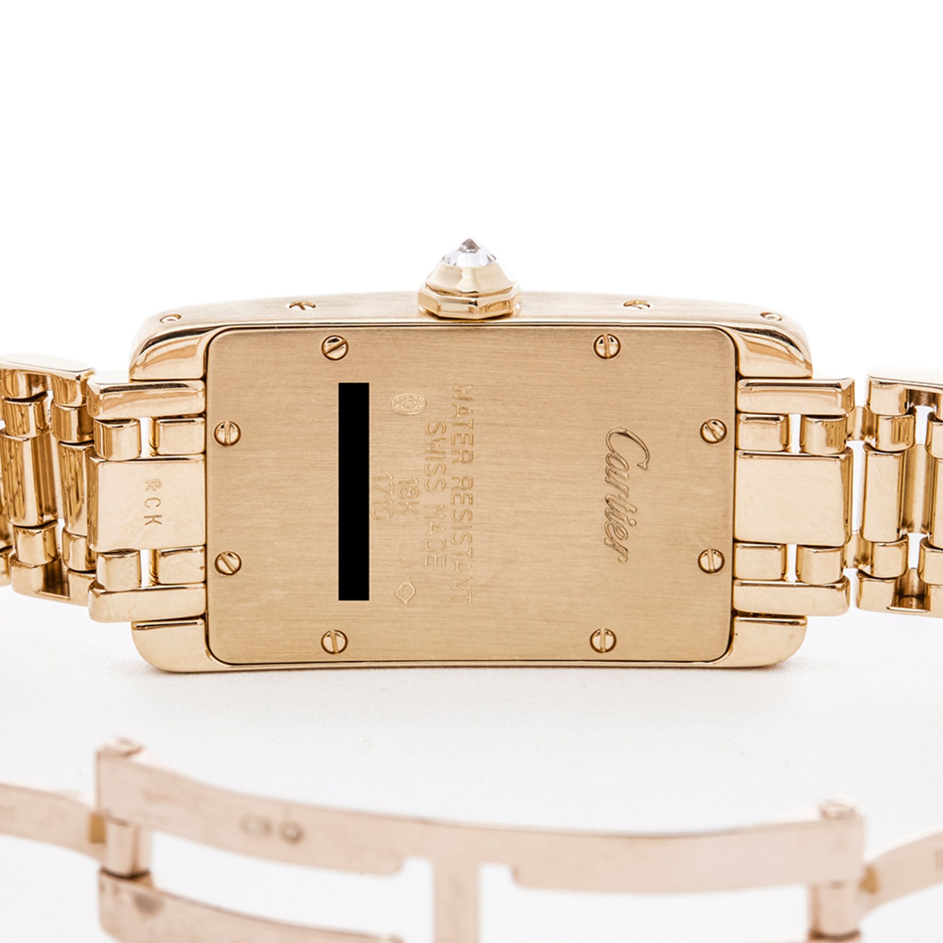 Cartier Tank Americaine 18k Yellow Gold - 1710 - Image 7 of 7