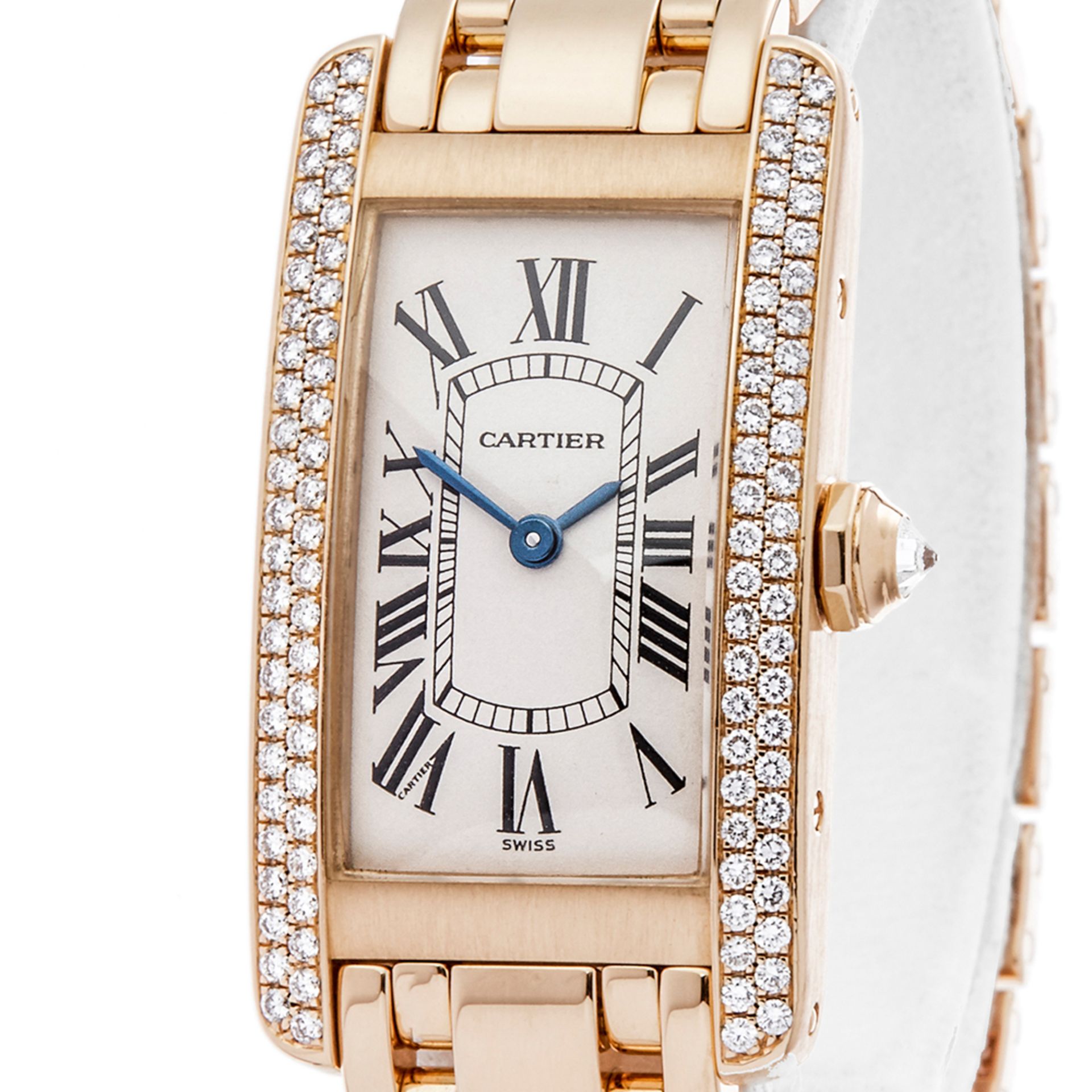 Cartier Tank Americaine 18k Yellow Gold - 1710 - Image 3 of 7