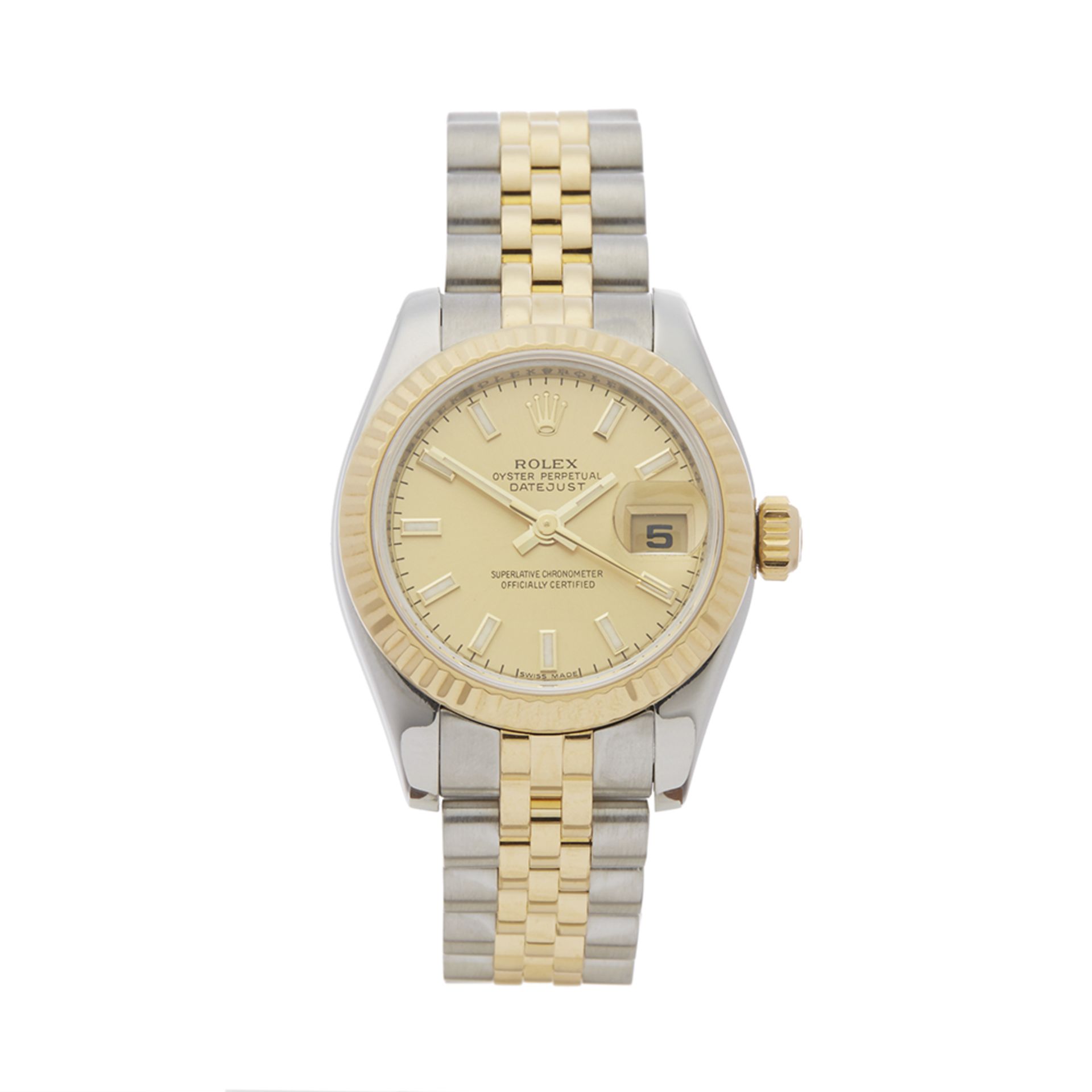 Rolex Datejust 28mm Stainless Steel & 18k Yellow Gold - 179173 - Image 2 of 7