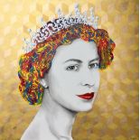 Kris Cieslak | The Queen acrylic on canvas one off original 100x100cm 2017