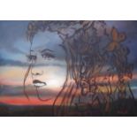 Mim Aylett Palmer | Call of angels acrylic on canvas 70x49cm