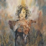 Mim Aylett Palmer | Mother of Dragons. 60x60x4 cm Acrylic on canvas