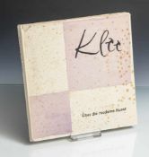 Klee, Paul: "Über die moderne Kunst", Verlag Benteli Bern-Bümpliz, printed in Switzerland, 1945,