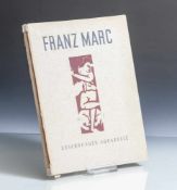 Bünemann, Hermann: "Franz Marc. Zeichnungen - Aquarelle", 69 Abbildungen und 13 Farbtafeln nebst