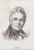 Unbekannter Künstler (19./20. Jahrhundert), Porträt Karl Friedrich Schinkel (1781-1841), Lithografie