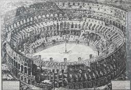 Piranesi, Francesco (1758-1810), "Veduta dell'Anfiteatro Flavio detto il Colosseo", . Ca. 56,5 x