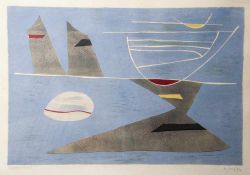 Singier, Gustave (1909-1984), "Ciel et Mer" (Himmel und Meer), Lithographie, re. u. mit Bleistift