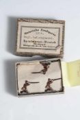 1 Schachtel Zinnfiguren, "1914 Engl. Inf. stürmend", Historische Zinnfiguren, Spielwaren Virnich,
