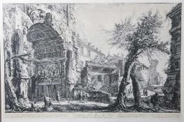 Piranesi, Francesco (1758-1810), "Veduta dell' Arco di Tito". Ca. 57 x 37 cm, PP, Piranesi,