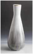 Vase in Keulenform, 1950/60er Jahre, Rosenthal, grüne Manufakturmarke, Kronach. Porzellan,