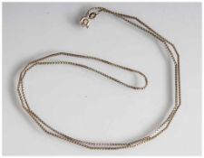 Halskette, Gelbgold 333, Federringverschluss. L. ca. 59,5 cm, ca. 6,70 gr.