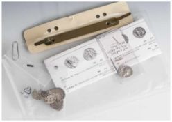 Konvolut von 8 versch. antiken Silbermünzen, u.a. vs. gepanzerte Büste im Profil mit Lorbeerkranz