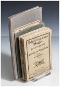 Konvolut von 6 Schützengrabenbüchern "Für das Deutsche Volk", Berlin 1916, Verlag Karl Sigismund. Je