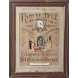 Reservistenbild, 1, WK, Reserve 1912, Gefr. d. Reserve Peter Heeb, gef. 7/10 1914, gestickte