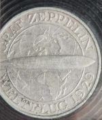 1 Münze, 3 Reichsmark, Zeppelin, 1930 A.