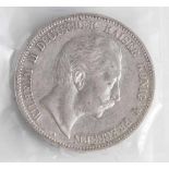Silbermünze, 5 Mark, Deutsches Reich 1903 (A), umseitig bez. "Wilhelm II. Deutscher Kaiser König