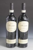 2 Flaschen Rotwein, Sovrana 2008, Beni di Batasiolo, Italien, je 750 ml.