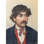 Eschenburg, Marianne von (1856-1937), Herrenporträt, Pastell, re. u. sign. Ca. 53 x 41 cm, hinter