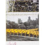 Christo (geb. 1935) & Jeanne-Claude (1935-2009), "The Gates", 1994, Multiple, li. u. sign.,