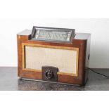 Radio Philips, Valvo Aachen Super D52 AU, ausklappbares Display, seltenes Modell mit Monohenbel.