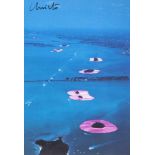 Christo (geb. 1935) & Jeanne-Claude (1935-2009), "Biscayne Bay", Multiple, o. li. sign., Darstellung