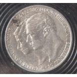 1 Münze, 2 Mark, Hochzeitsmünze Caroline und Wilhelm Ernst von Sachsen, 1903 A.