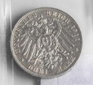 1 Münze, 3 Mark, 1911, "Friedrich August von Sachsen".