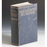 Gregor, Joseph: "Weltgeschichte des Theaters", mit 300 Kupfertiefdruckbildern, Phaidon-Verlag A.G.