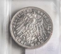 1 Münze, 3 Mark, 1913, "18. Oktober 1813-1913", E.
