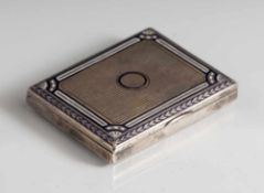 Visitenkartenbox, Österreich-Ungarn, Marke 1872-1922, 900/1000, Wien, Meistermarke S.F., Deckel