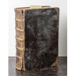 Bibel, 17./18. Jahrhundert, Ledereinband. Ca. 37 x 24,5 x 10 cm, Ledereinband mit starken