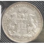 1 Münze, 3 Mark, Hamburg 1914 J.