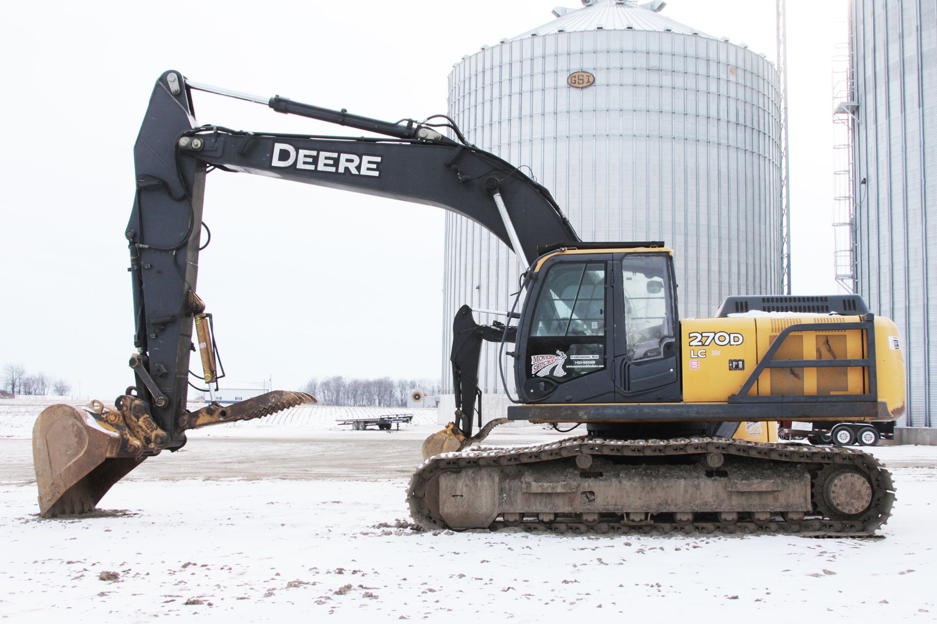 John Deere 270DLC Trackhoe (2008) - 703609/FF270DX703558 - 6152 hrs, 2008 JD 270D LC trackhoe, 48" - Image 2 of 10