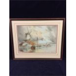 Dutch scene signed L Van Staaten