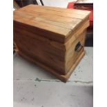 A Pine Blanket Box