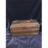 An early 18th Century Bible box