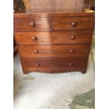 A Two over three drawer chest of drawers