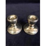 Traveling silver candlesticks