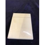 An Antique Ivory card case